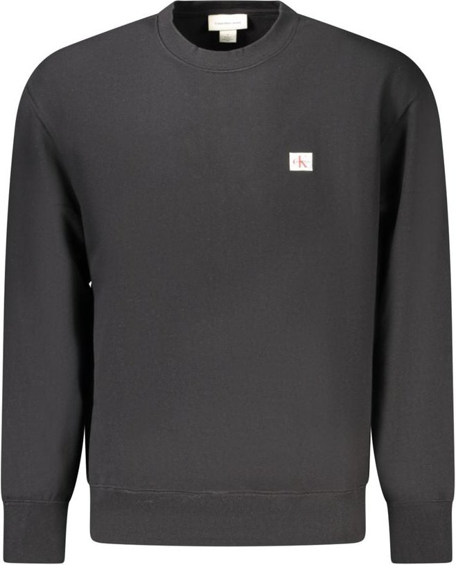 Thumbnail - Calvin Klein Schwarzes Baumwoll-Herren Sweatshirt