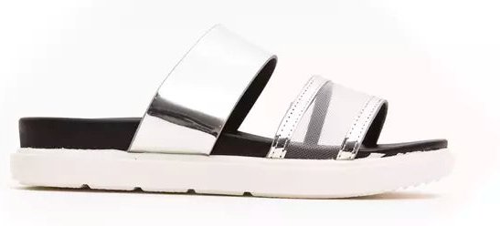 Péché Originel Silber Polyethylen Damen Sandale