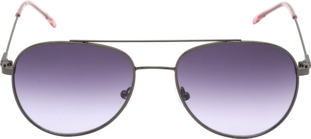 Calvin Klein Purple Gradient Lens Gunmetal Dark Silver Sonnenbrille