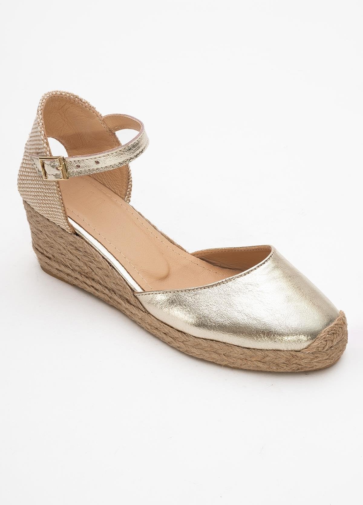Aldea Leder-Plateauespadrille (Damen)