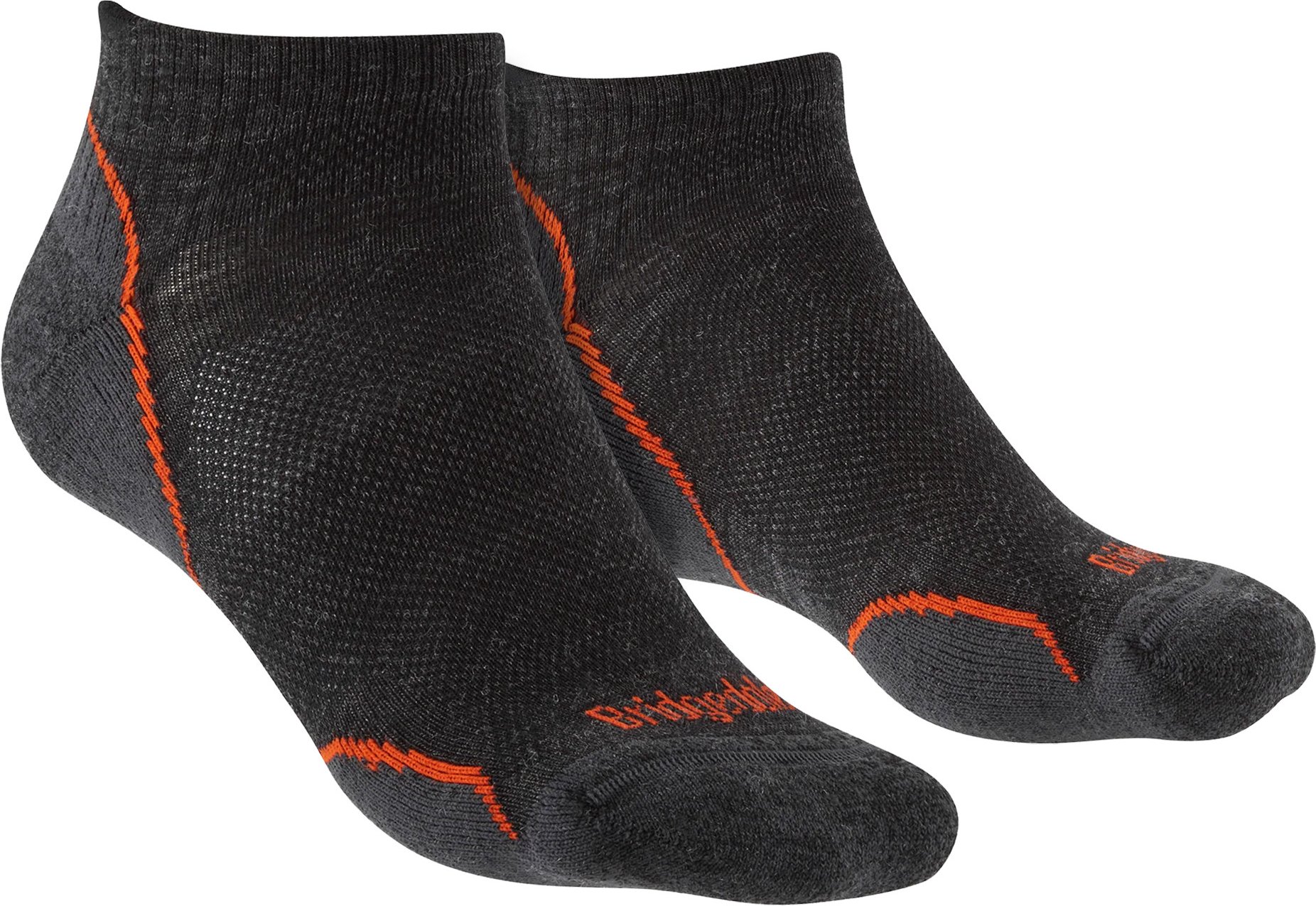 Bridgedale - Herren Wandern Merino Low Socken - Anthrazit / Orange
