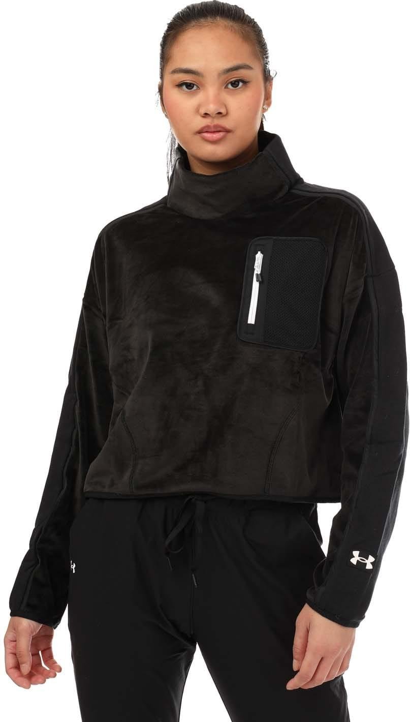 Under Armour - "Journey" Fleece-Oberteil Stehkragen für Damen (Schwarz)