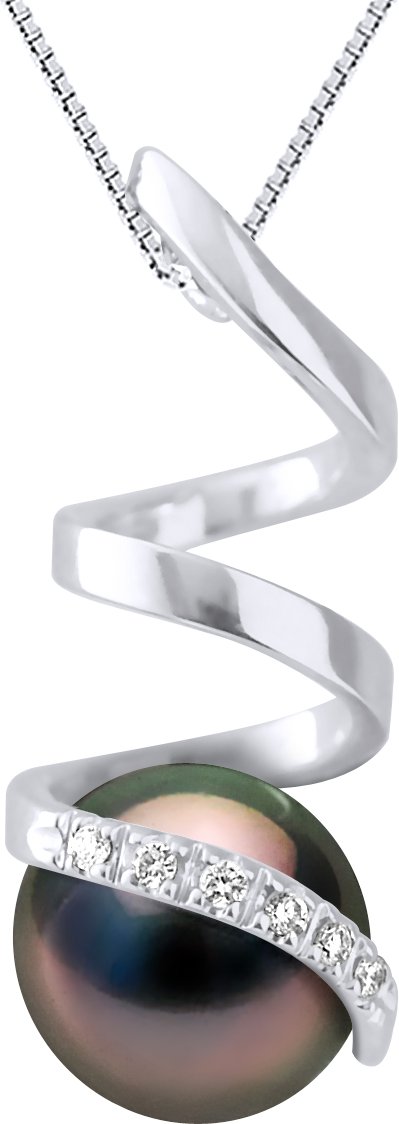 DIADEMA - Anhänger - Weißgold und Tahiti-Perle