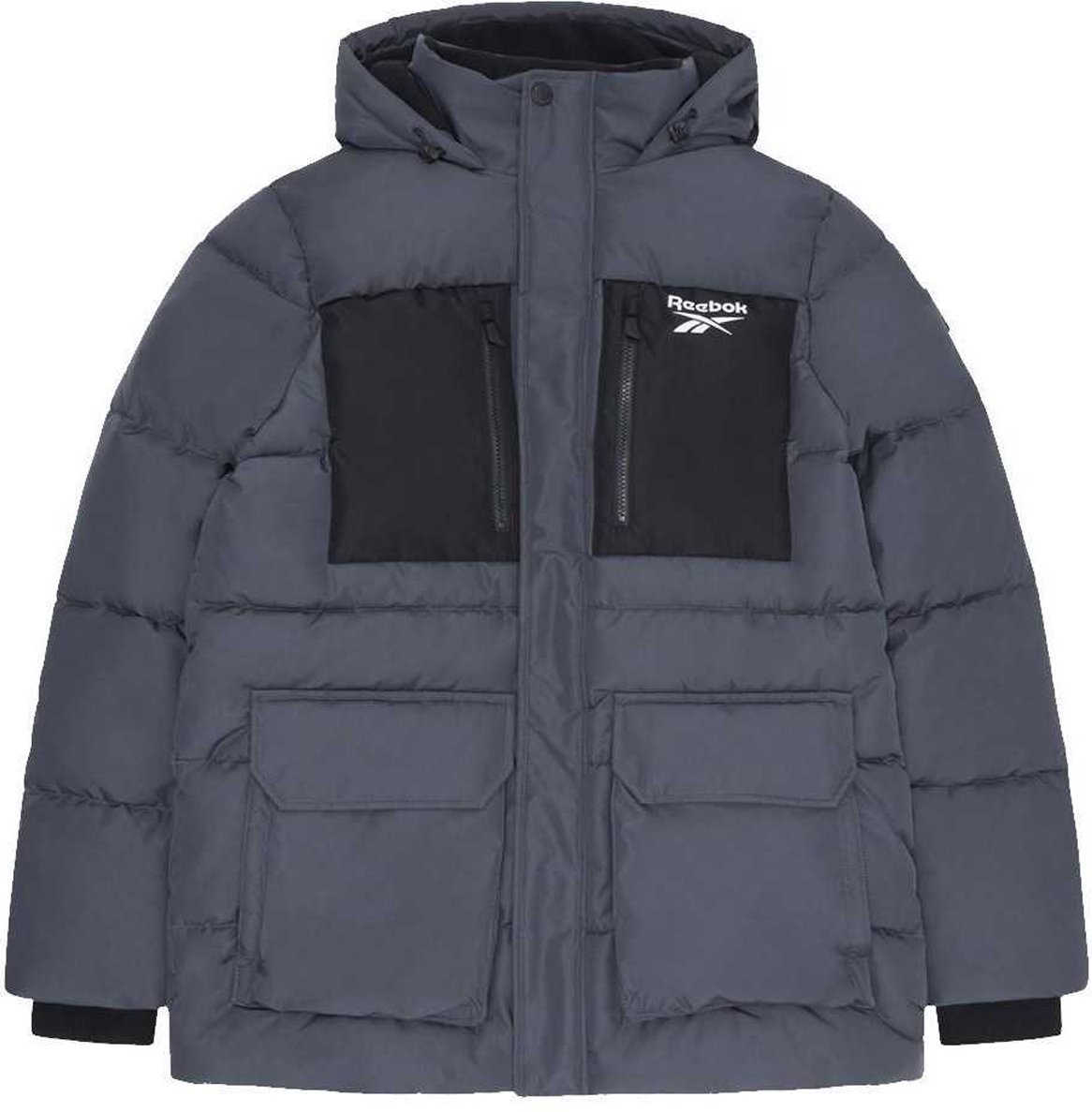 Reebok - "RB1577" Steppjacke für Herren (Holzkohle)