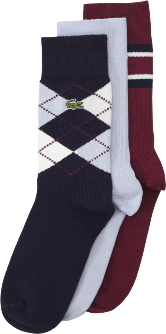 Lacoste - Socken für Herren/Damen Unisex(3er-Pack) (Bunt)