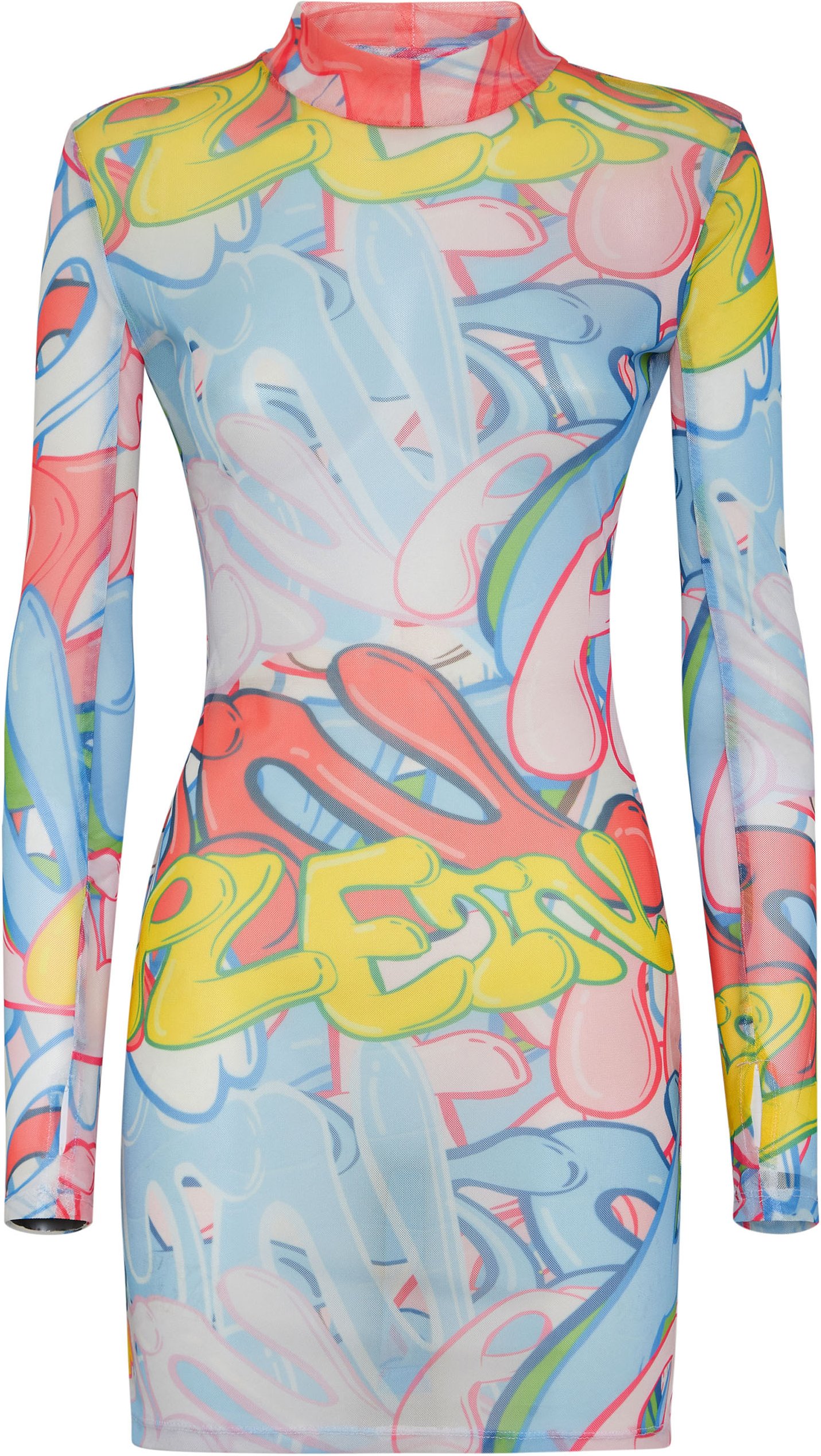 Minikleid Bombing Graffiti