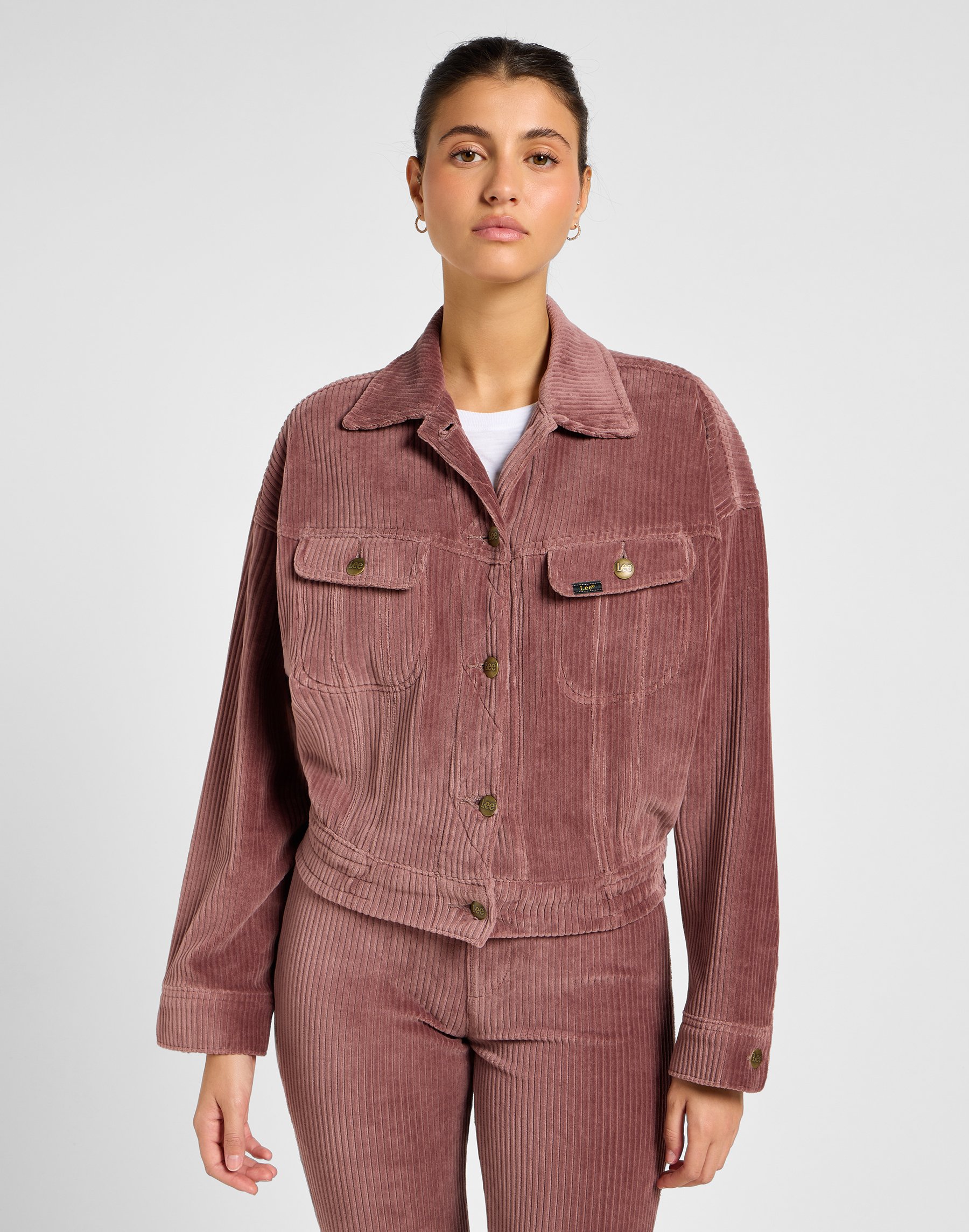 Lee -Batwing Rider Jacket - Dreamy Mauve