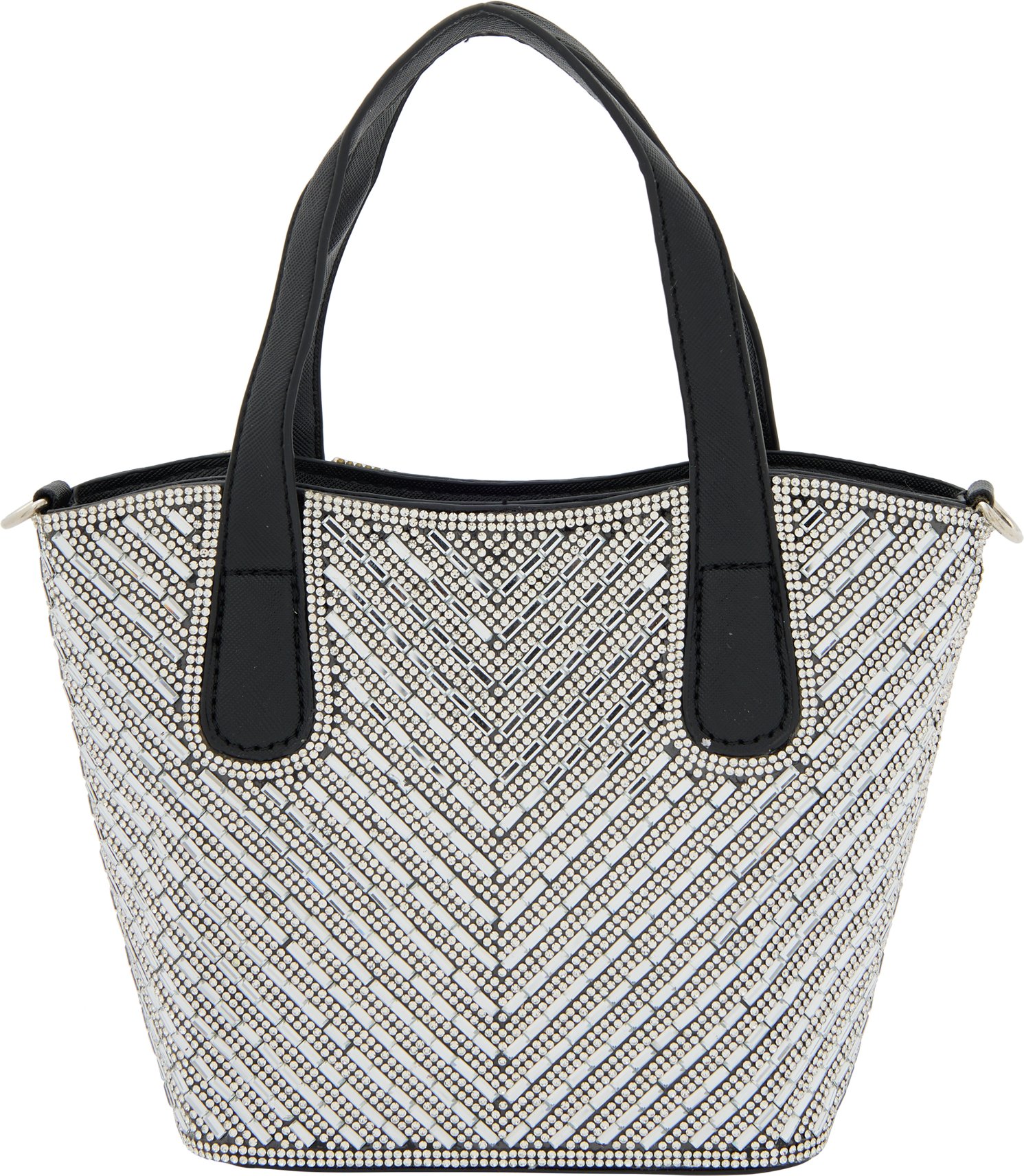 Faina Handtasche Handtasche Frauen Schwarz Silber