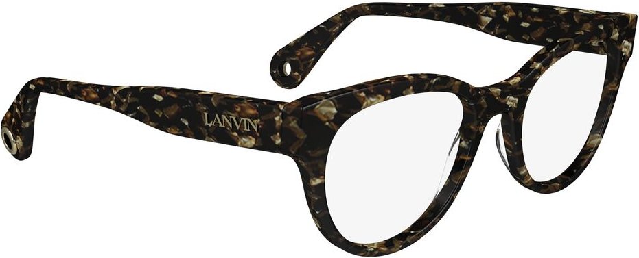 Lanvin Braune Acetatbrille (Gestell)