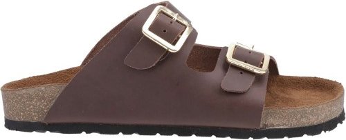 Cotswold Damen Lushill Leder Mulesandalen (Braun)