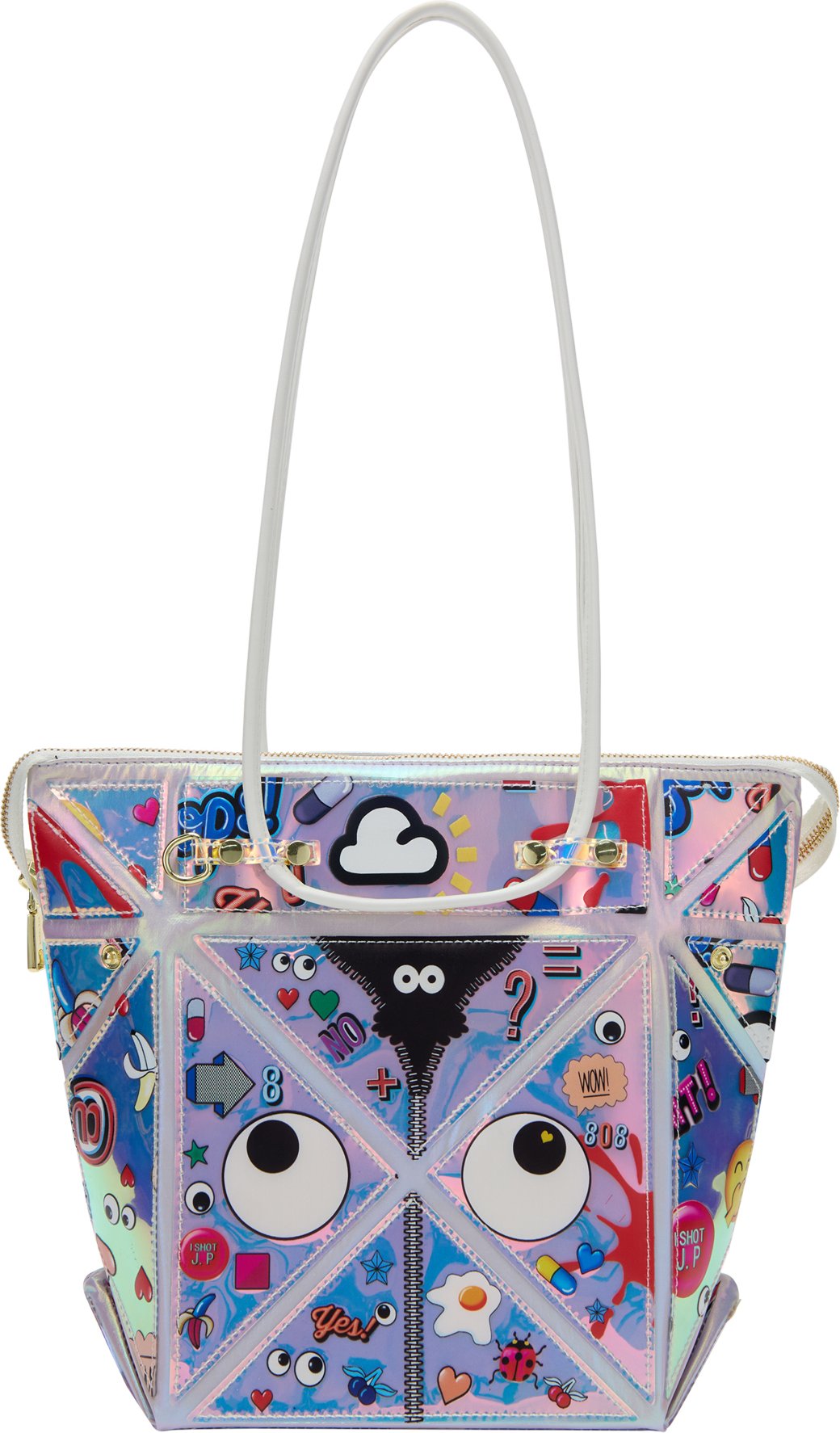 Mymo Handtasche Handtasche Frauen Silber Multicolor