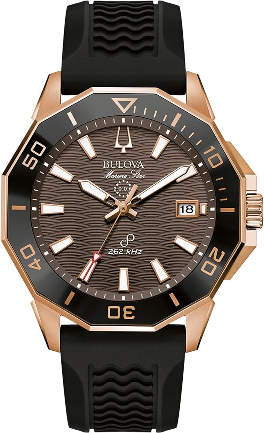 Bulova Marine Star Herren Schwarz Uhr 98B421