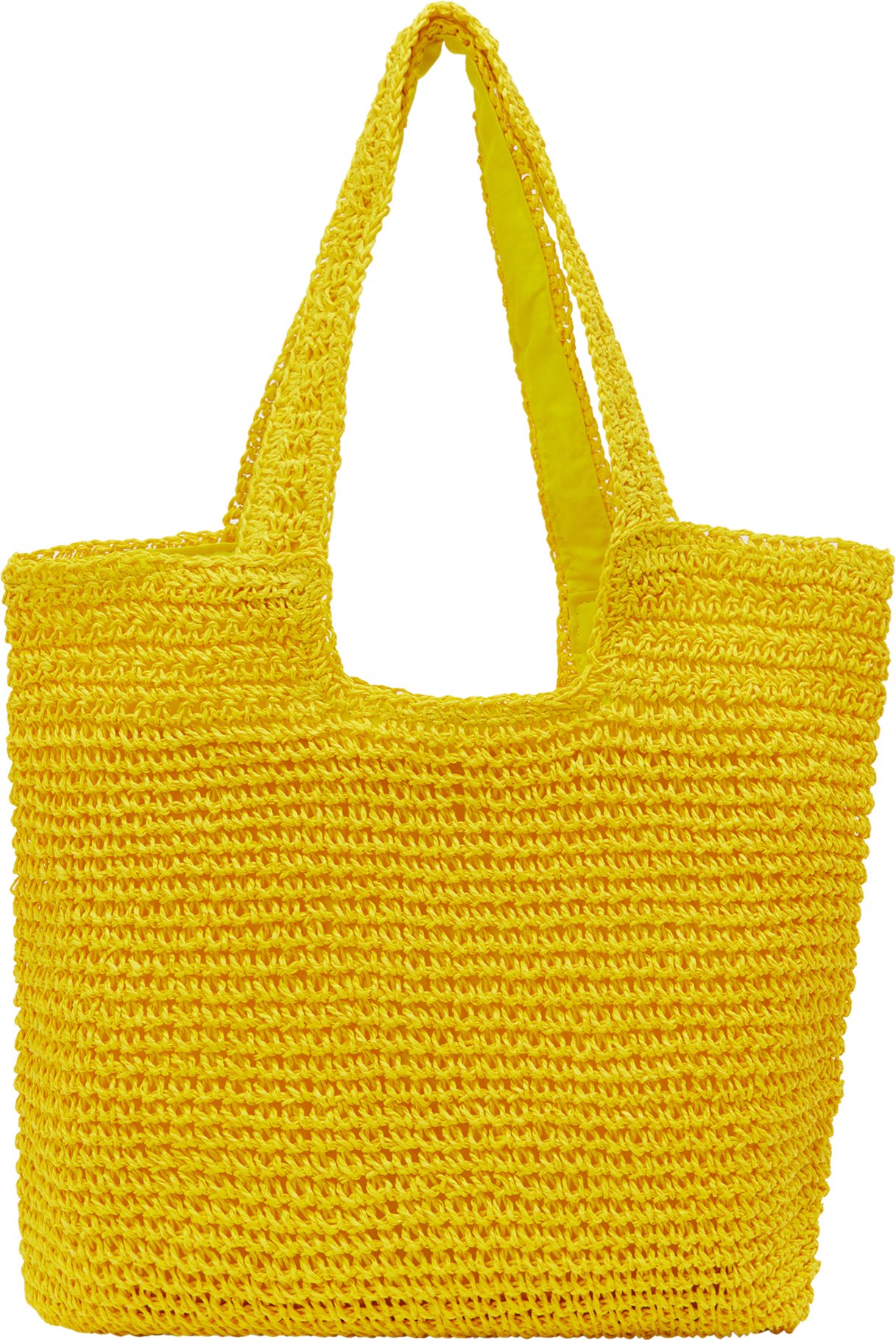 IZIA Einkaufstasche Einkaufstasche Frauen Gelb