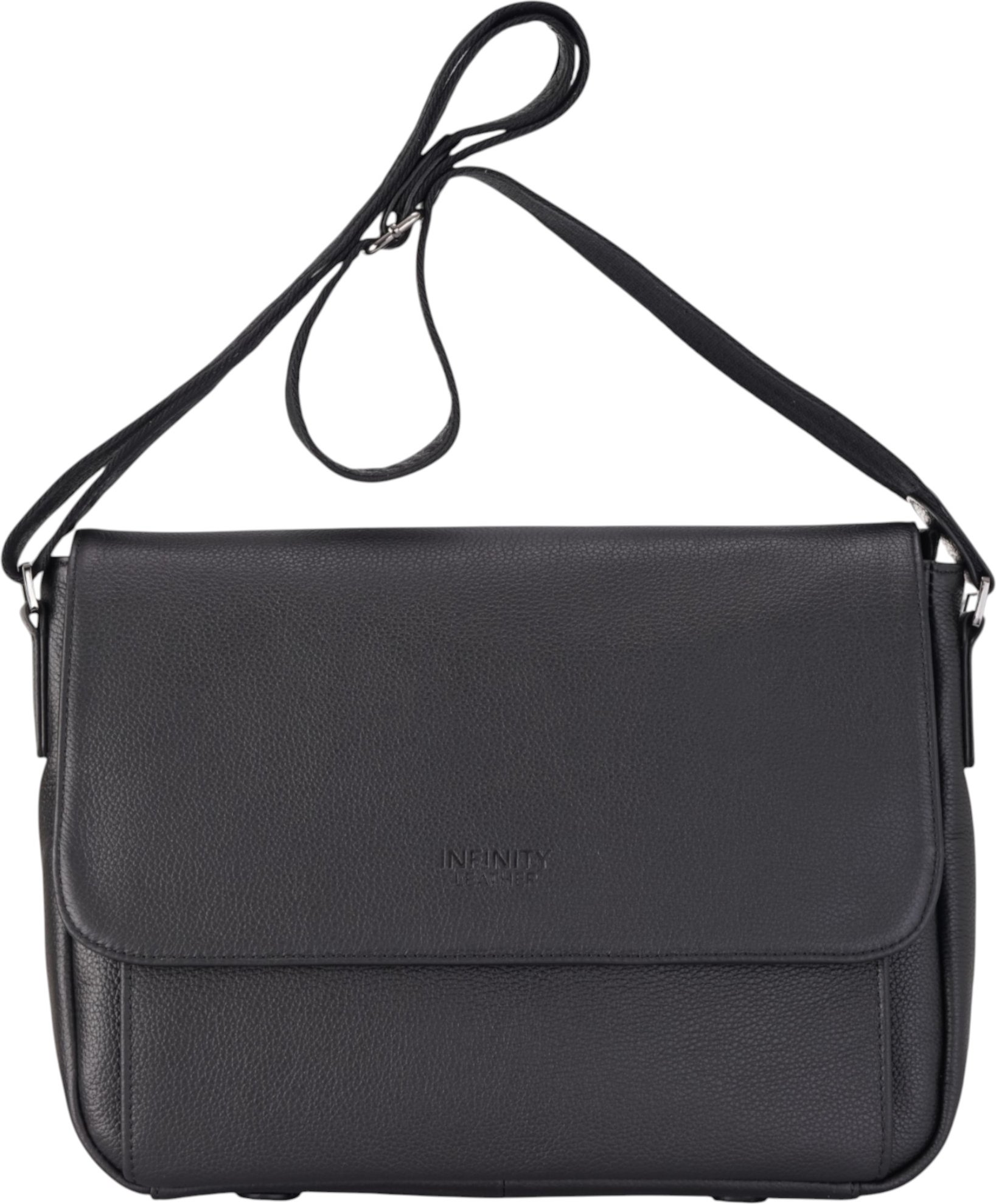 Echtes Leder Schwarz Laptoptasche Reise Arbeitstasche Messenger Satchel - Camden