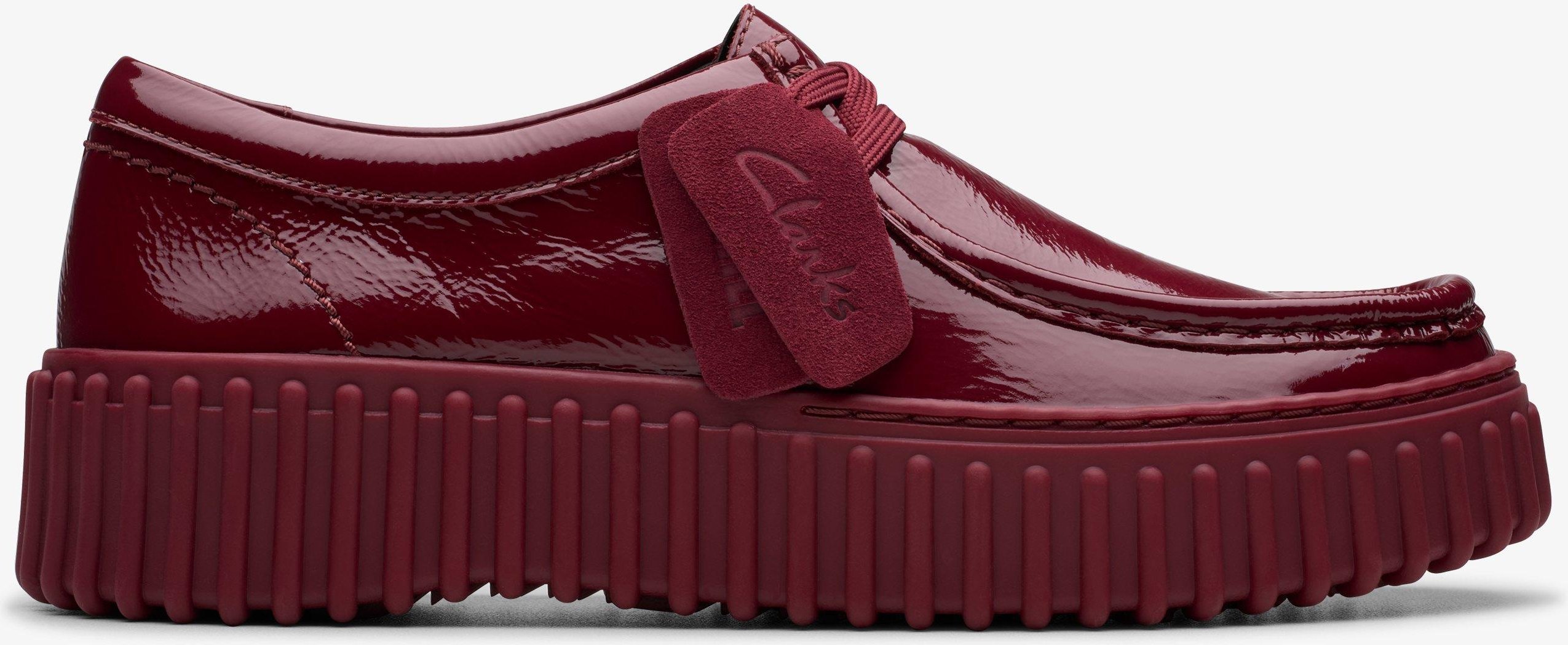 Torhill Bee Burgundy Patent Schuhe