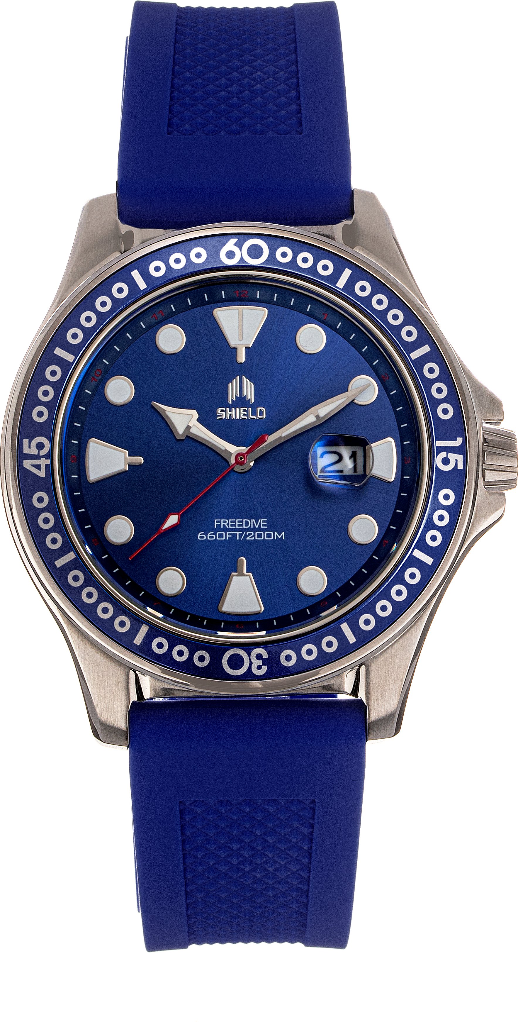 Montre à bracelet d'apnée Shield avec date