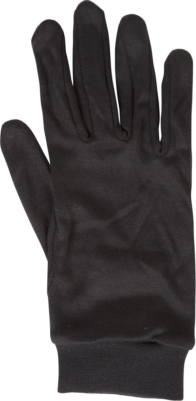 Mountain Warehouse Unisex Seidenhandschuhe für Erwachsene (Schwarz)