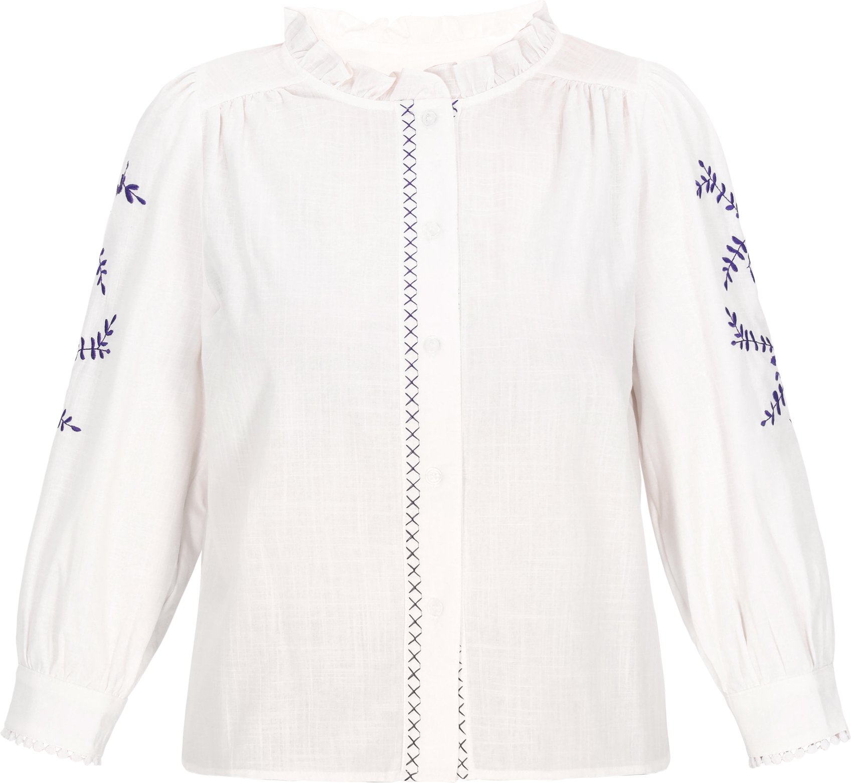 usha Bluse Frauen Weiß