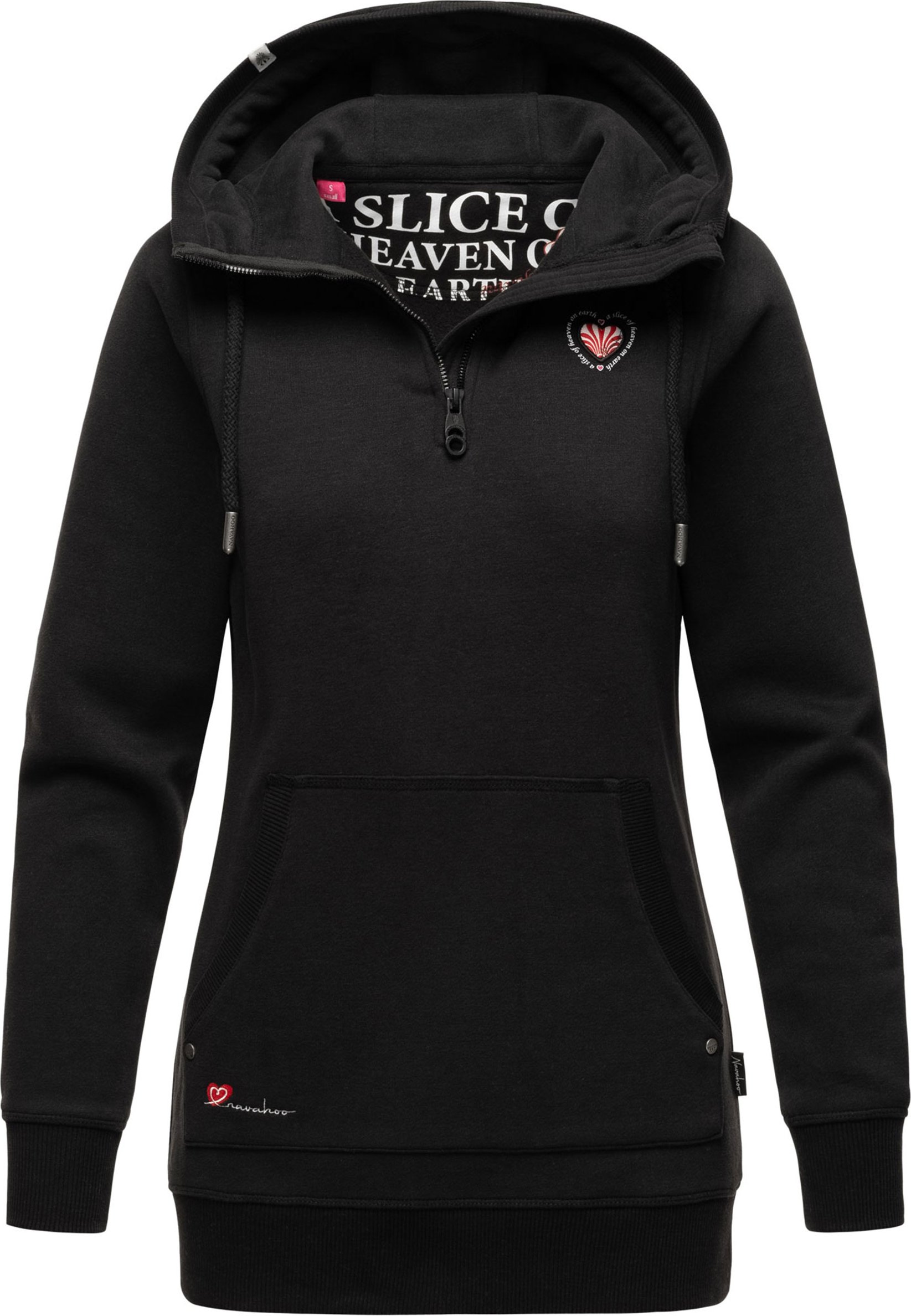 Navahoo Damen Longsleeve Hoodie Zauberelfe – Lang & Kuschelig