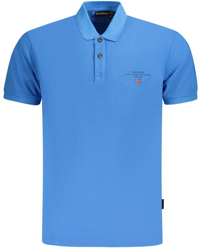 Napapijri Blu Baumwolle Herren Polo
