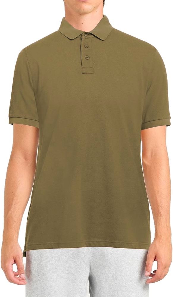 Klassisch geschnittenes Polohemd - Olivgrün