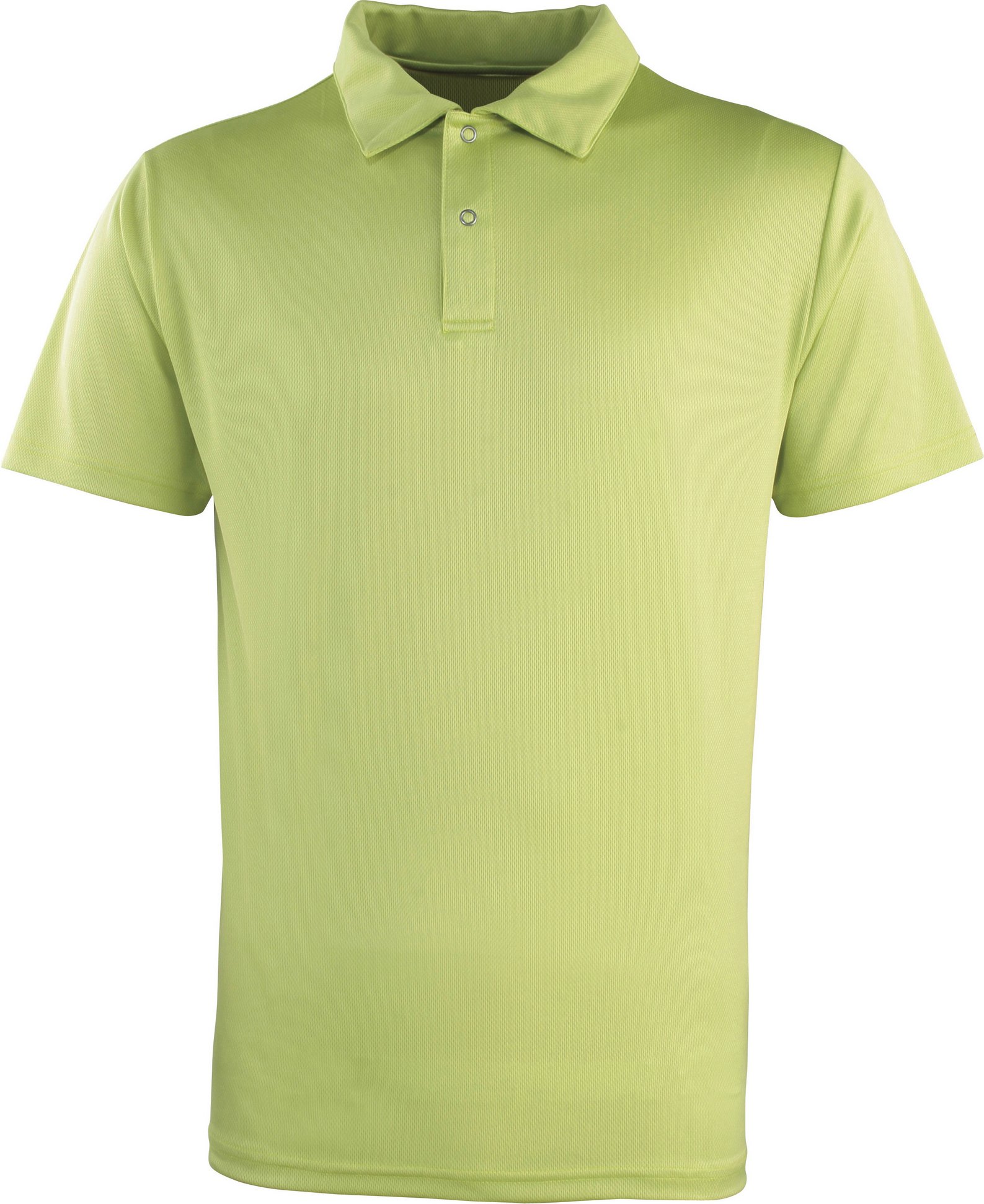 Premier Unisex Coolchecker Nieten-Poloshirt (Limette)