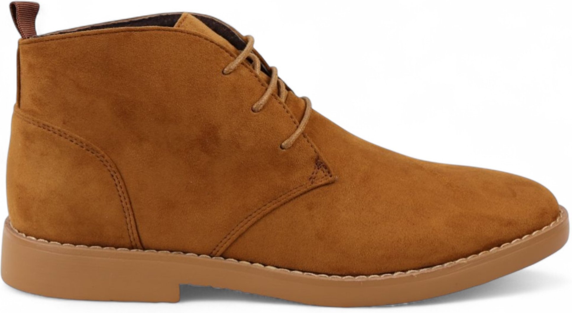 Hellbraune Premium Chukka-Stiefel aus Wildleder im Wüstenstil für Herren