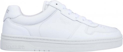 Thumbnail - Mallet Damen Bentham Leder Sneaker (Weiß)