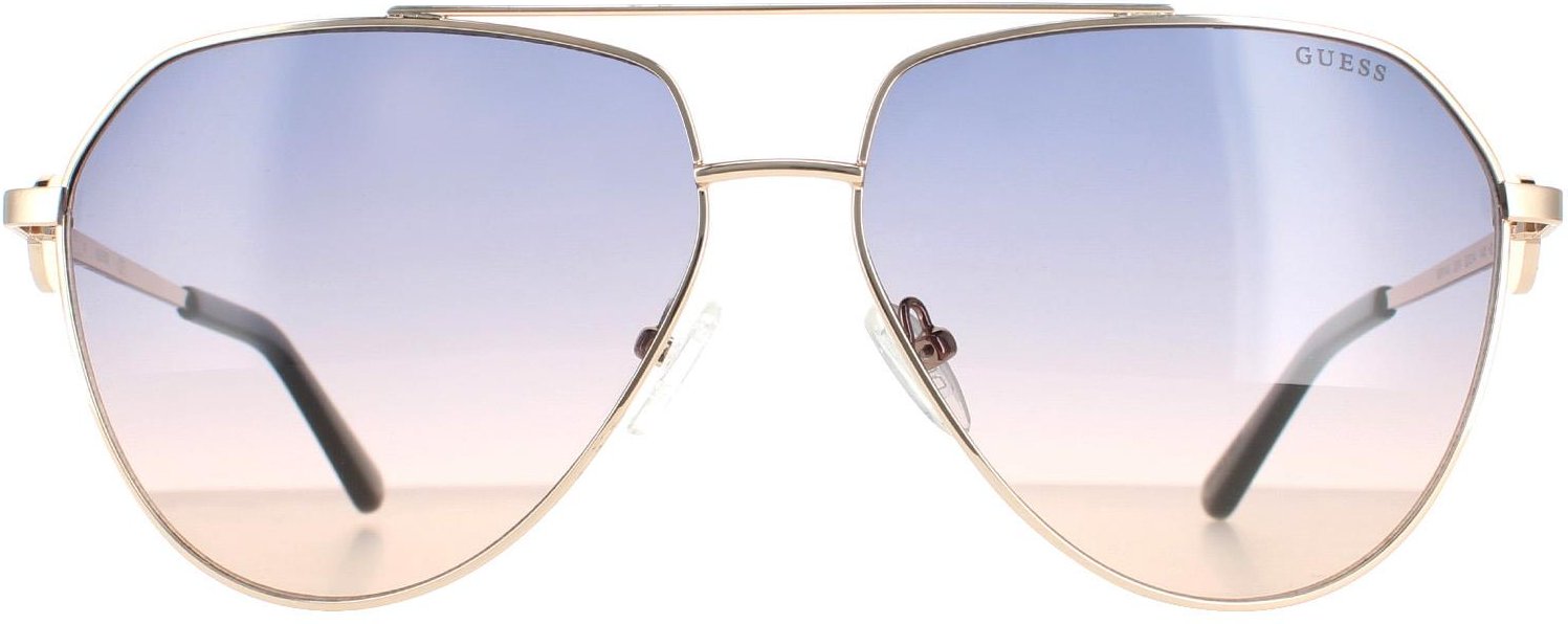 Guess Aviator Damen Gold Blau Gradient GF6140