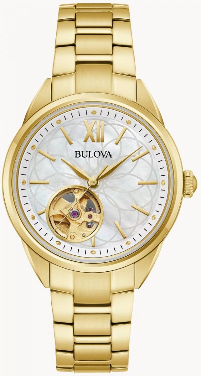 Bulova Sutton Gold Damen Armbanduhr 97L172