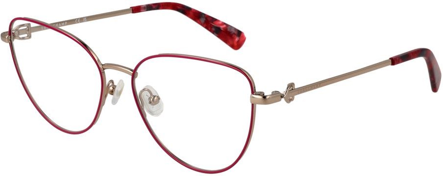 Rosa Metallbrille (Fassung)