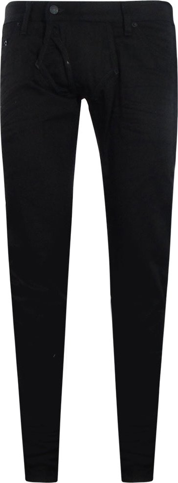 Dsquared2 Straight Leg Sharpei Schwarze Jeans