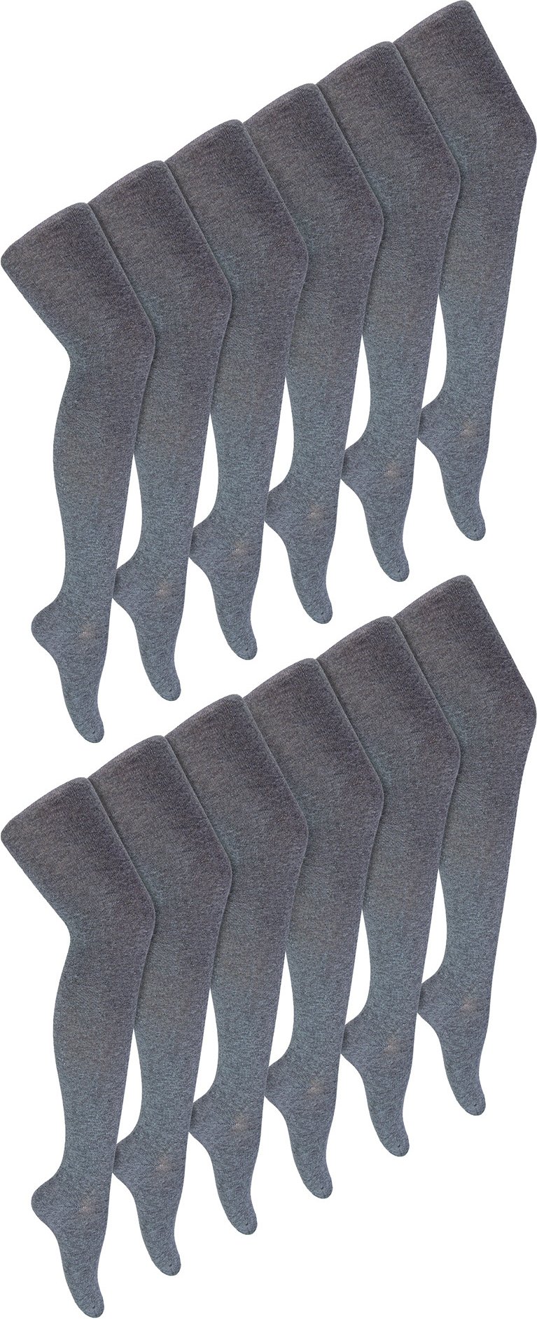 12 Paar Multipack Mädchen Schuluniform Strumpfhosen | Sock Snob | Weiche & bequeme einfache undurchsichtige Strumpfhosen...