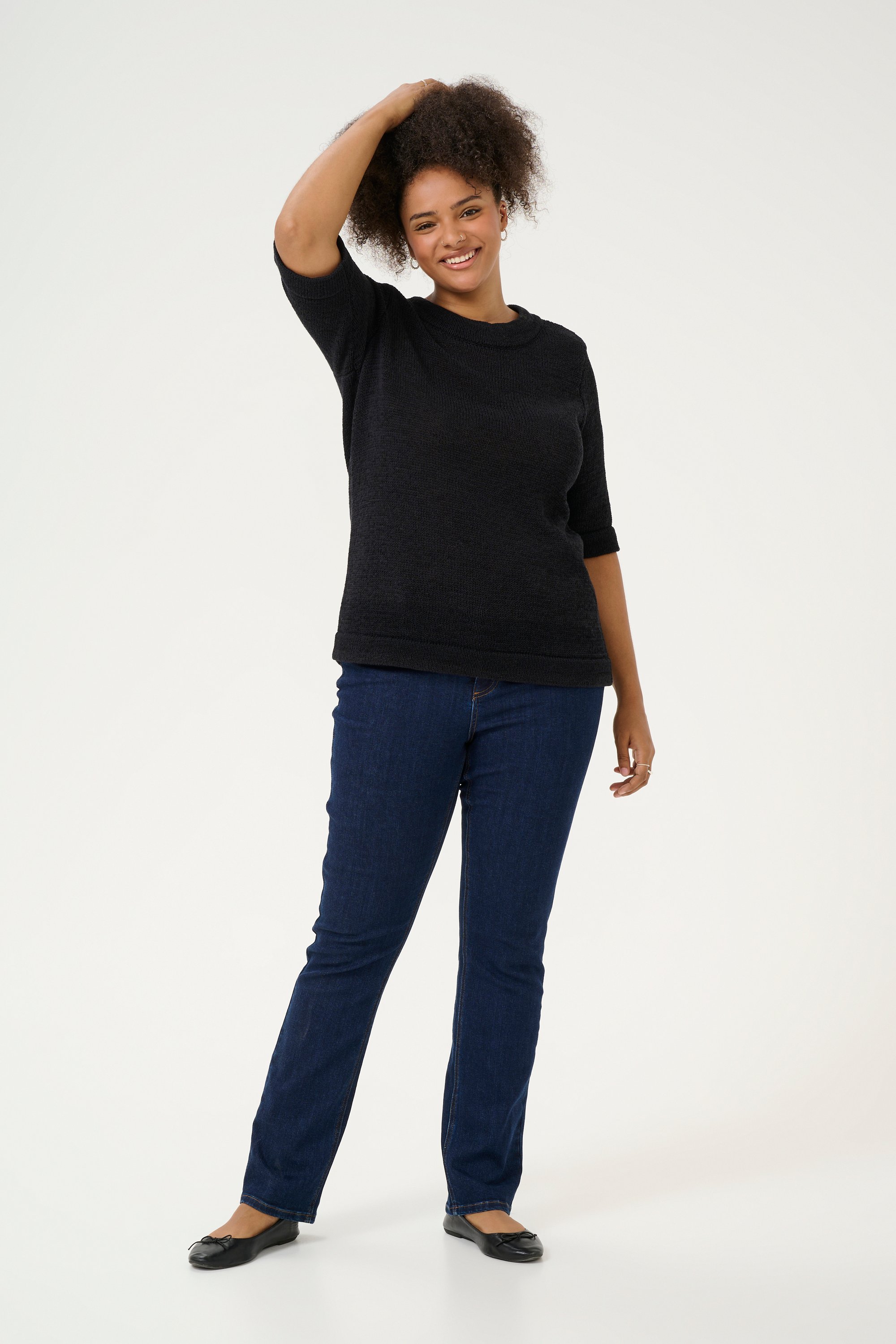 Strickpullover Regular fit black