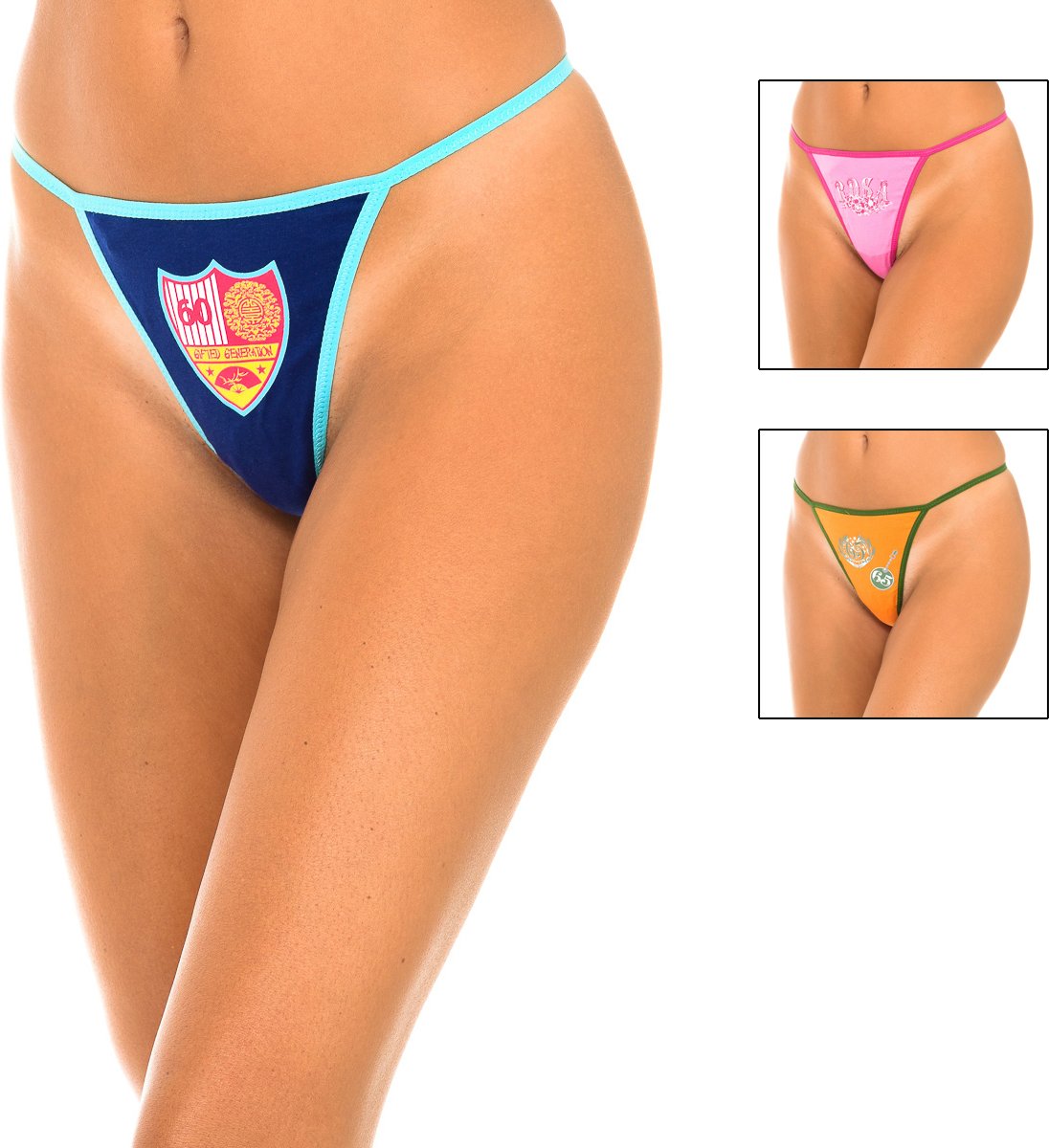 Pack-3 Tanga Hilo 84063 Frau