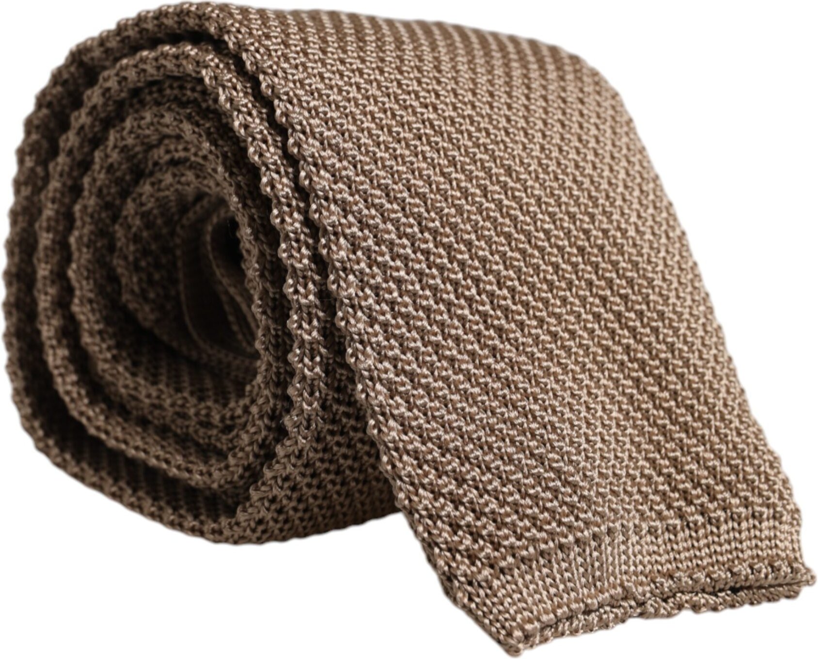 Braune Seidenverstellbare Krawatte