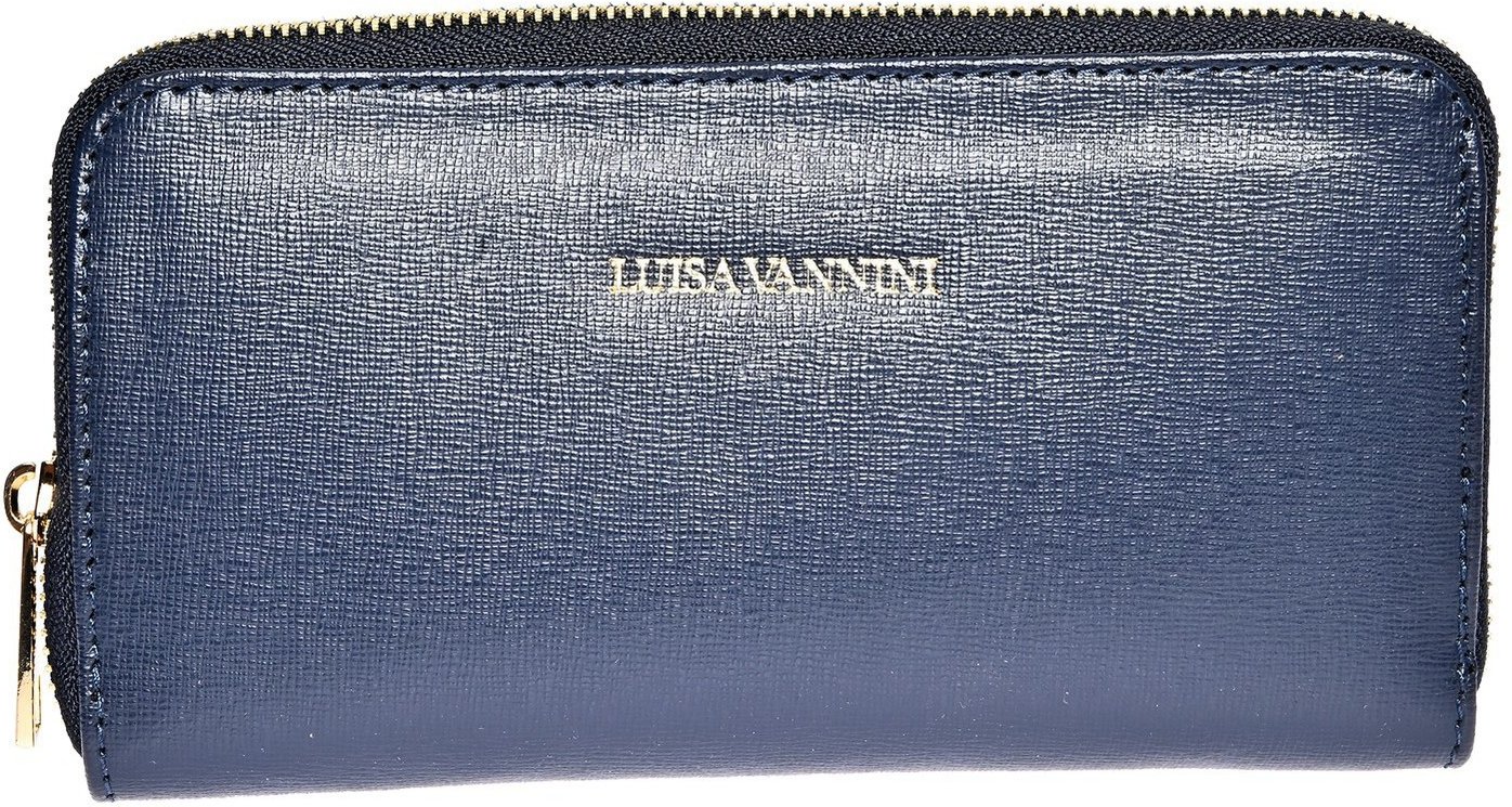 Luisa Vannini Blaue Ledertasche