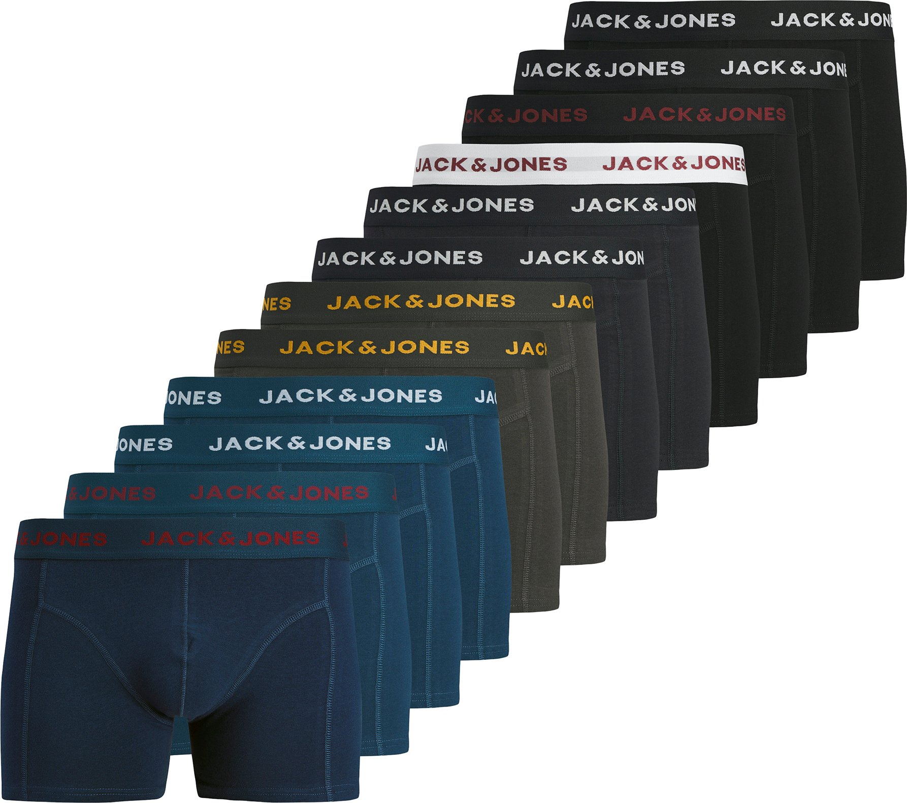 Jack & Jones 12-Pack Boxers Jacbolt Mehrfarben
