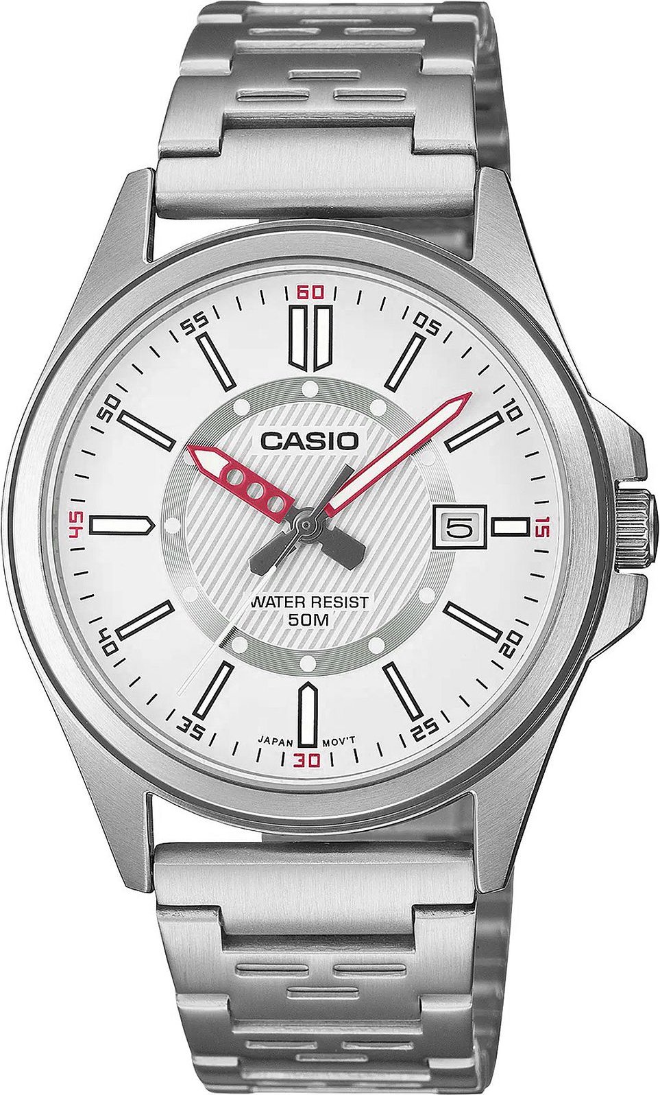 Casio Casio Collection Herren Silberne Uhr MTP-E700D-7EVEF