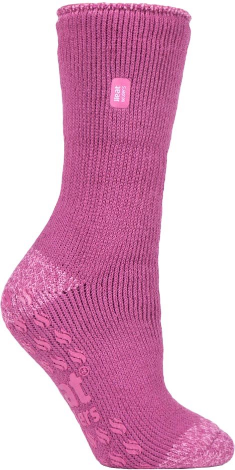 HEAT HOLDERS - Rutschfeste Damen-Thermo-Slipper-Socken mit Griffen