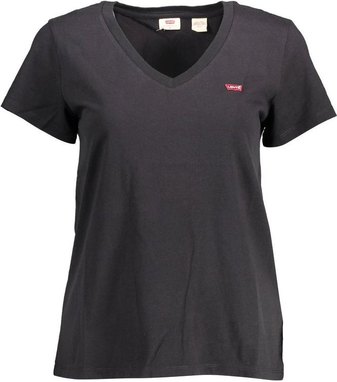 V-Ausschnitt Kurzarmshirt