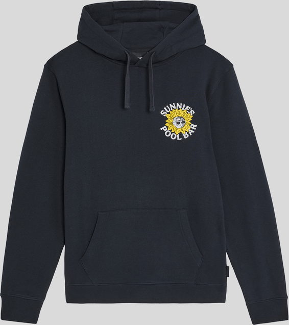 Thumbnail - Lyle & Scott Sunnies – Kapuzenpullover mit Poolbar-Grafik – Dunkelmarineblau