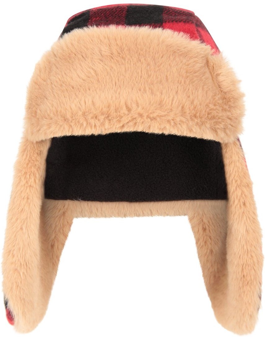 Mountain Warehouse - Trapper-Hut für Kinder (Rot/Schwarz)