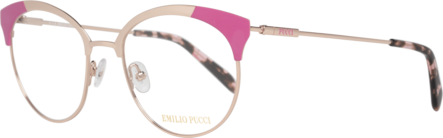 Emilio Pucci Gold Optical Frames pour femmes