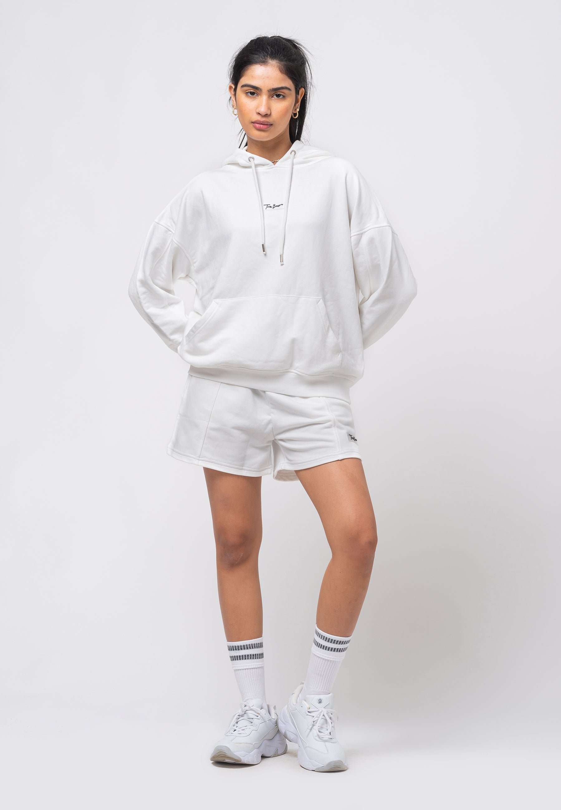 Tom Barron Damen Kurz-Trainingsanzug-Set Freizeit