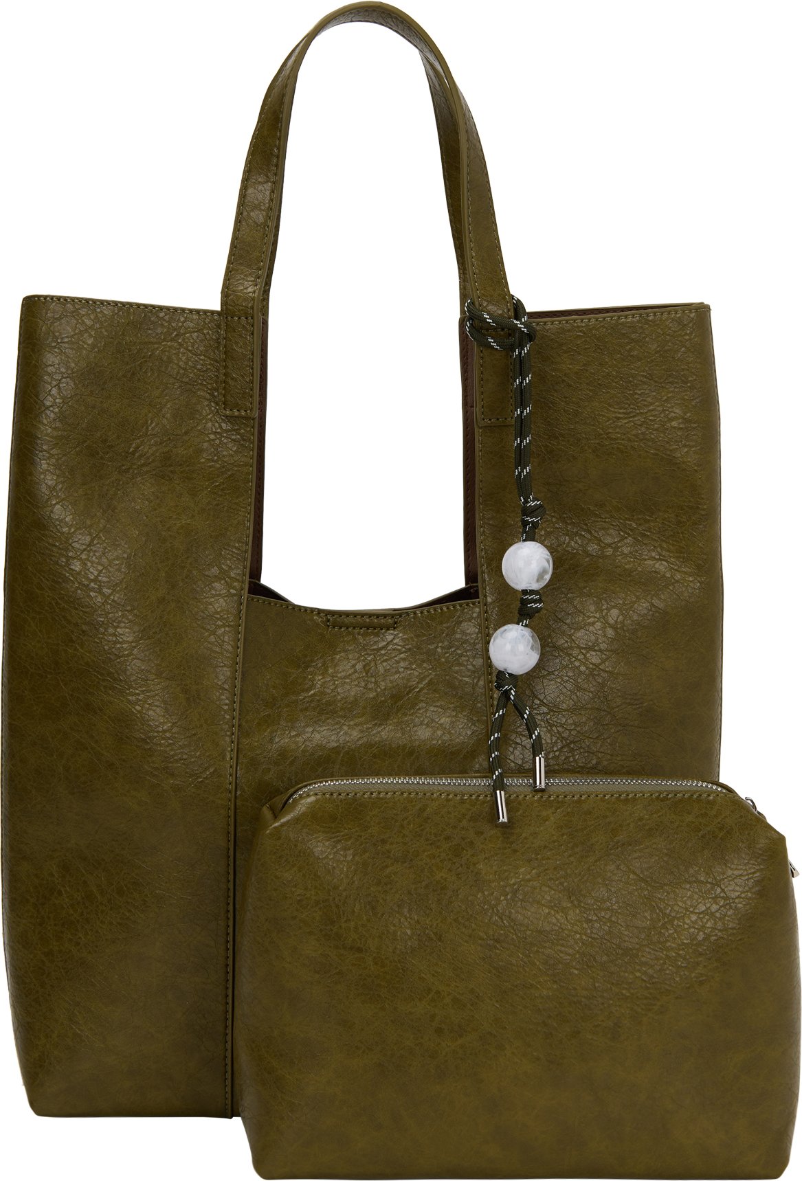 usha 2-IN-1-Tragetaschen-Set 2-IN-1-Tragetaschen-Set Frauen Olive