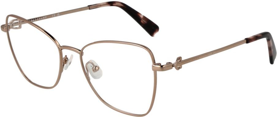 Goldene Metallbrille (Fassung)