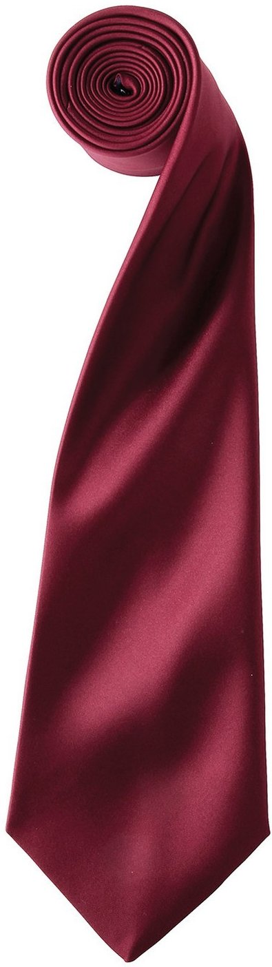 Premier - "Colours" Krawatte für Herren/Damen Unisex (Burgunderrot)