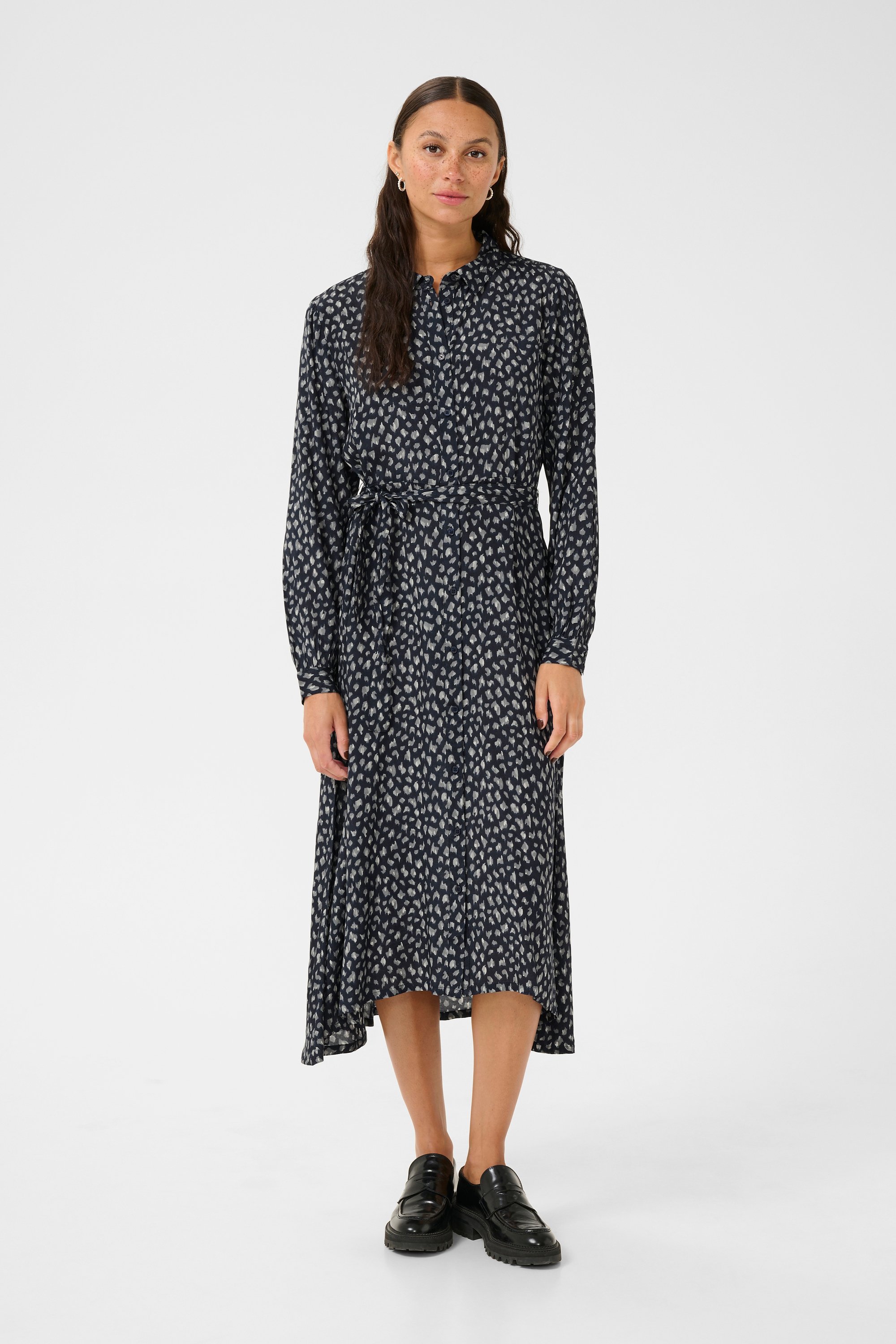 Kleid Relaxed fit Blue Graphic Dots blue multi