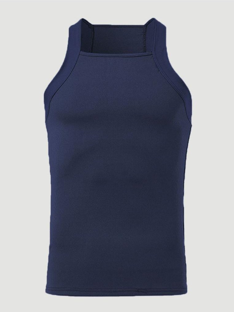 Thumbnail - Herren Tanktop mit weitem Träger und quadratischem Ausschnitt in Übergröße